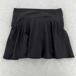 Old Navy Women's Black Extra High Rise Go Dry Powersoft Skort Skirt Size Small